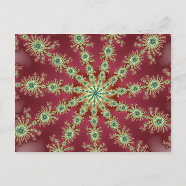 Redgreen Star Postkarte (Vorderseite)