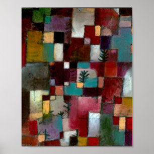 Redgreen und Violet-Yellow Rhythm : Paul Klee 1920 Poster