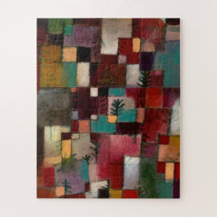 Redgreen und Violetgelbe Rhythmen, Paul Klee Art Puzzle