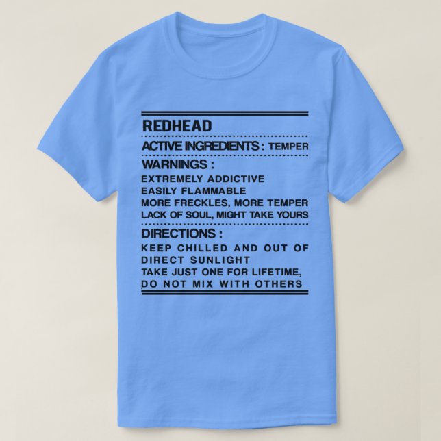 REDHEAD 14 T-Shirt (Design vorne)