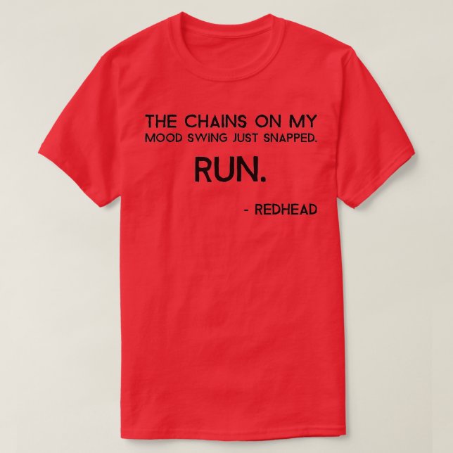 REDHEAD 1 T-Shirt (Design vorne)
