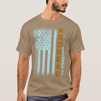 REDHEAD AMERIKA FLAG VINTAG T-Shirt