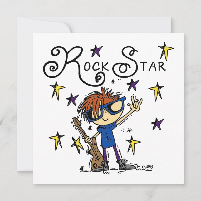 Redhead Boy Rock Star (Vorderseite)