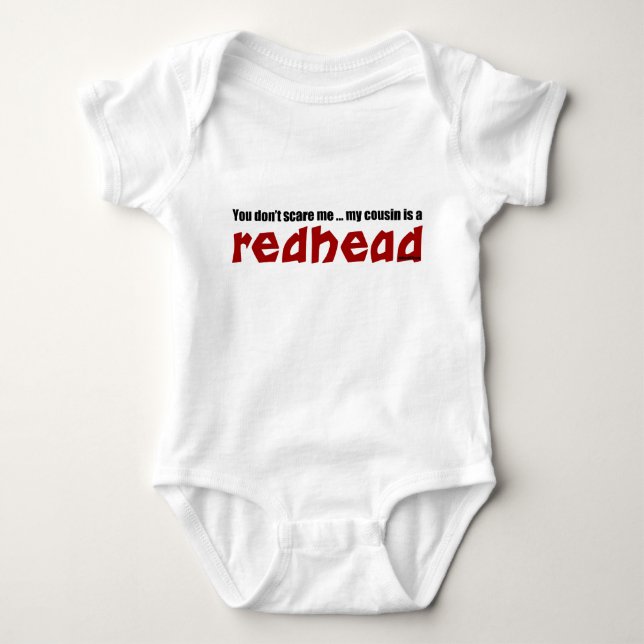 Redhead-Cousin Baby Strampler (Vorderseite)