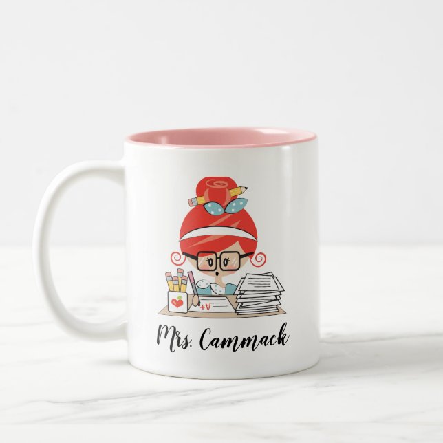Redhead der personalisierten Tasse (Links)
