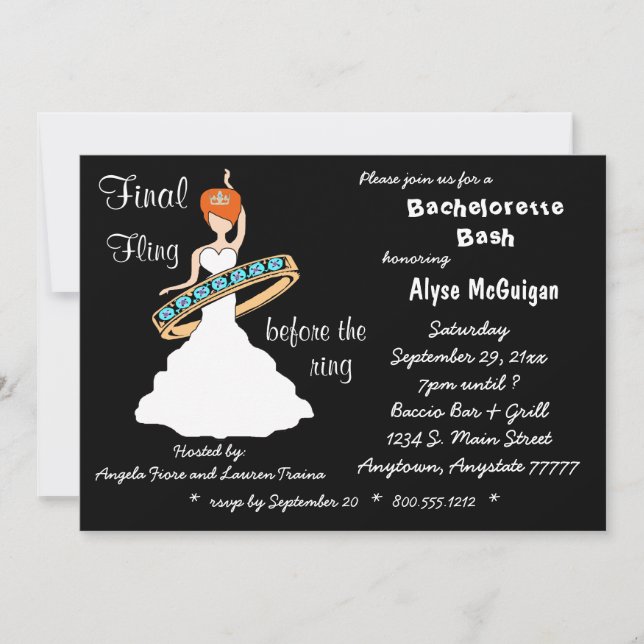 Redhead-Endflug vor Einladung (Vorderseite)