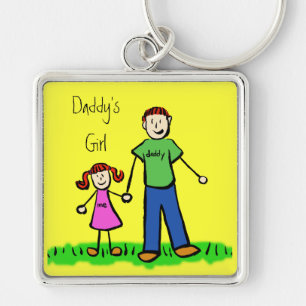 Redhead Family Daddy's Girl Zeichnend Schlüsselanh Schlüsselanhänger