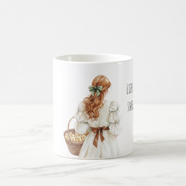 Redhead Female Baby Chicks Kaffeetasse (Mittel)