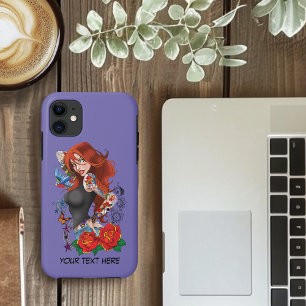 Redhead Frau Tattoos Case-Mate iPhone Hülle
