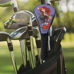 Redhead Frau Tattoos Golf Headcover
