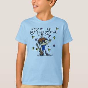 Redhead-Jungen-Rockstar T-Shirt