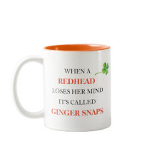 Redhead Loses Mind Ginger Snaps Kleeblatt Funny