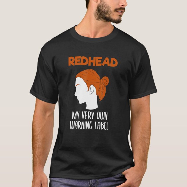 Redhead meine sehr eigene Warnschildkröte rote Haa T-Shirt (Vorderseite)
