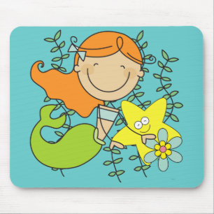 Redhead Mermaid Mousepad