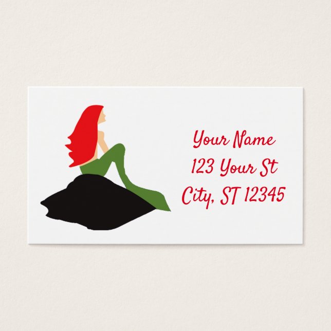 Redhead Mermaid Sitting Thunder_Cove (Vorderseite)