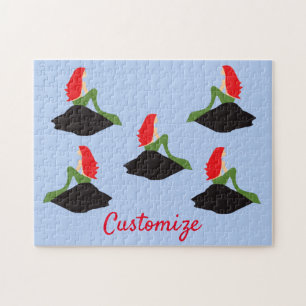 Redhead Mermaid Sitting Thunder_Cove Puzzle