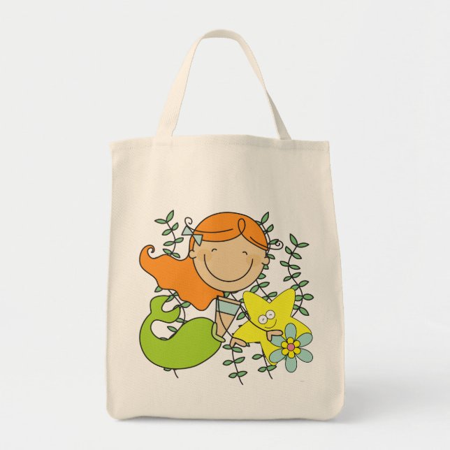 Redhead Mermaid Tragetasche (Vorne)