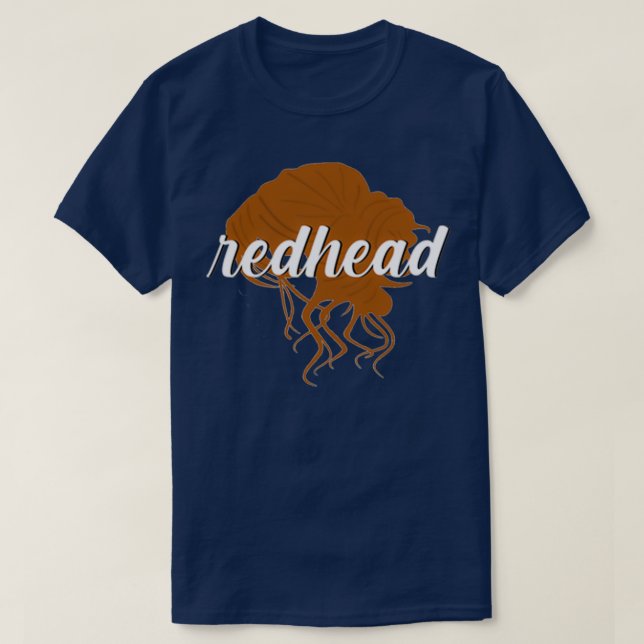 Redhead Messy Bun T-Shirt (Design vorne)