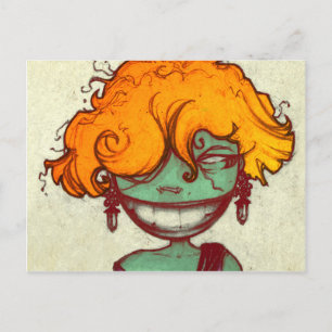 Redhead Postkarte