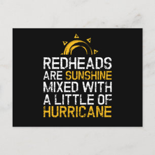 Redhead Sunshine Mc1r Red Hair Postkarte