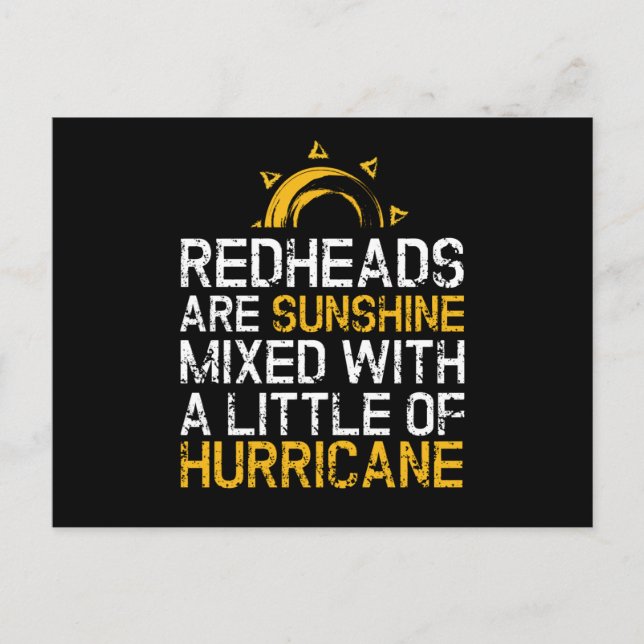 Redhead Sunshine Mc1r Red Hair Postkarte (Vorderseite)