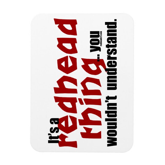 Redhead Thing Magnet (Vertikal)