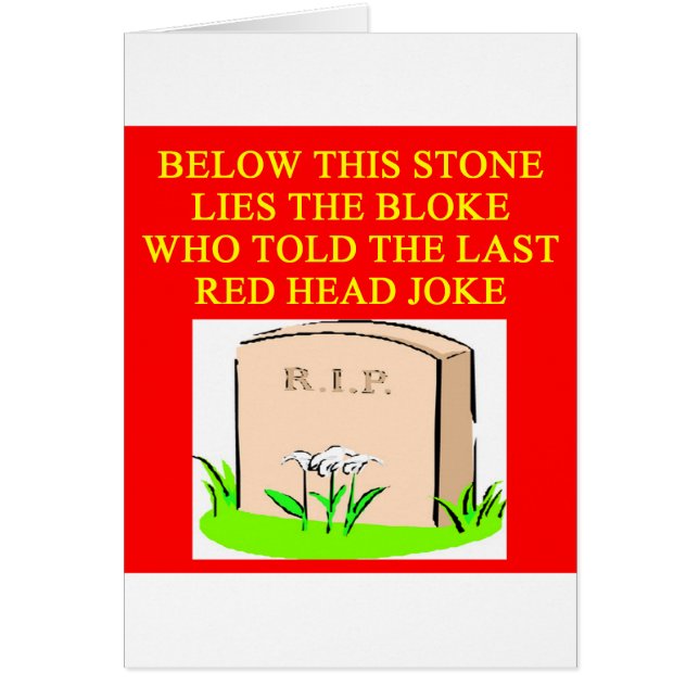 REDHEAD-Witz (Vorne)