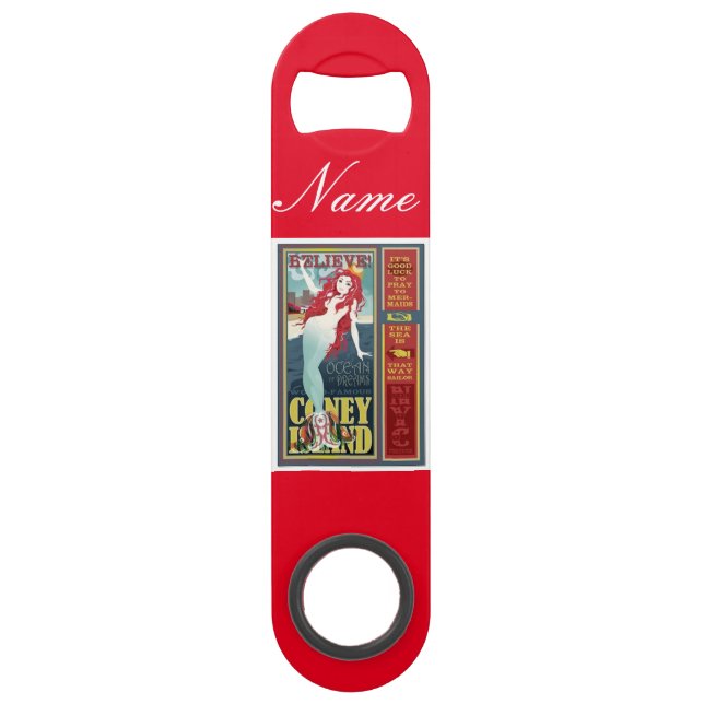 redheaded Coneyinselmeerjungfrau Speedflaschenöffner (Vorderseite)