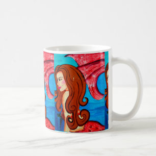 redheaded Meerjungfraukaffee-Tasse Tasse