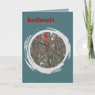 "REDHEADS" BIRTHDAY CARD KARTE