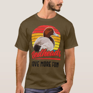 Redheads haben mehr Spaß Retro Style Duck Gift T-Shirt