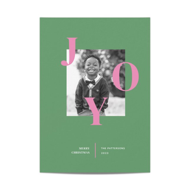 Rediating Joy Holiday Photo Card Feiertagskarte (Von Creator hochgeladen)