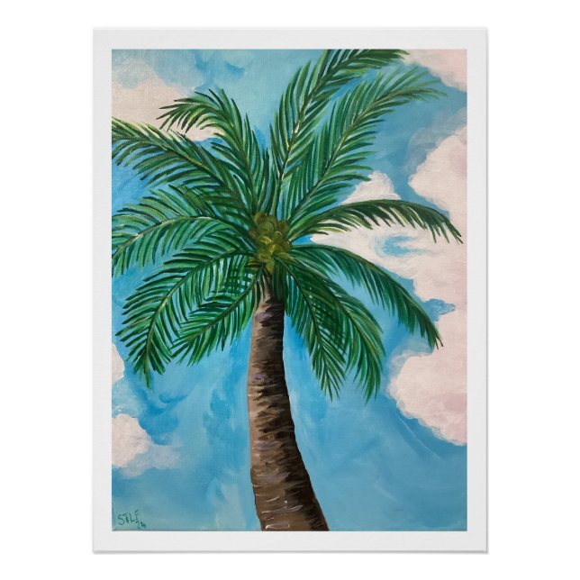 Redland Bay Palm Tree Poster (Vorderseite)