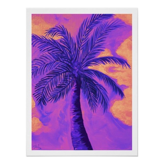 Redland Bay Palm Tree Tropicana Poster (Vorderseite)