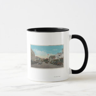 Redlands, CA - Geschäftsgebiet-Stadtmitte Tasse