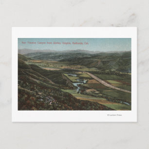 Redlands, CA - San Timeteo Canyon, Smiley Postkarte