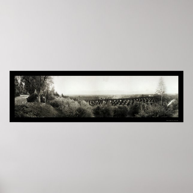 Redlands California Foto 1907 Poster (Vorne)