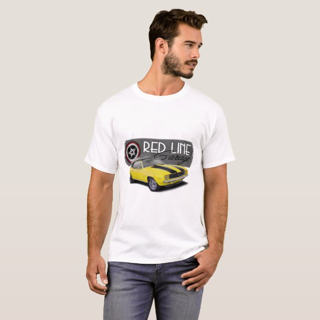 Redline Garage Camaro T-Shirt (Vorne ganz)