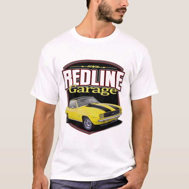 Redline Garage Camaro T-Shirt (Vorderseite)