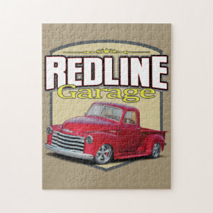 Redline Garagen-Rot-LKW Puzzle