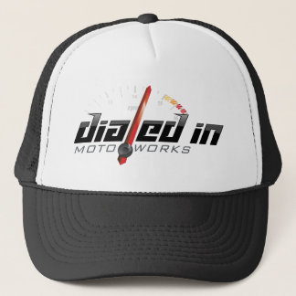 Redline in Motoworks-Logo-Hütte gewählt Truckerkappe