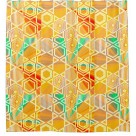 Redman4u2 Geometric Graphic Motif Modern Trend Duschvorhang