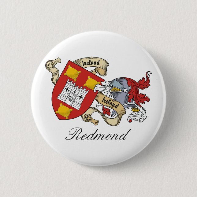 Redmond-Familienwappen Button (Vorderseite)