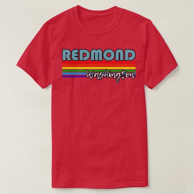 Redmond Washington Pride Redmond LGBT Geschenk LGB T-Shirt (Design vorne)