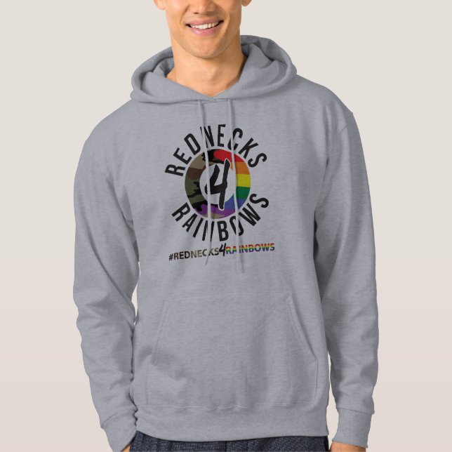Redneck 4 Regenbogen Hoodie (Vorderseite)