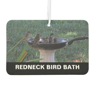 Redneck Bird Bath Air Freshener Autolufterfrischer