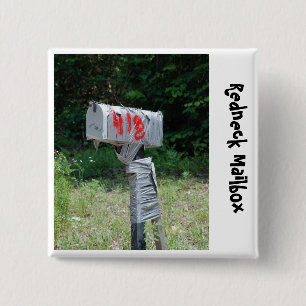 Redneck-Briefkasten Button