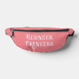 Redneck druckt Extravaganten Text rosa Bauchtasche