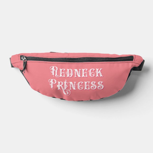 Redneck druckt Extravaganten Text rosa Bauchtasche (Ablage )