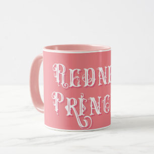 Redneck druckt Extravaganten Text rosa Tasse